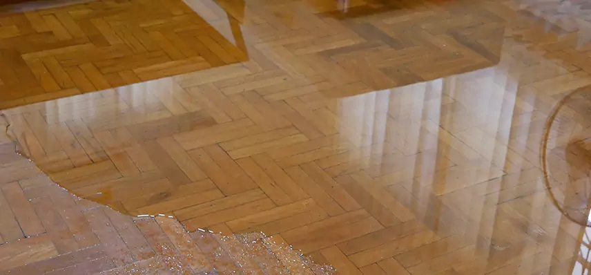 Laminate Wood Floor Water Damage Repair in Precision